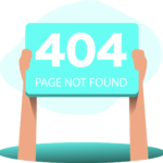 404 message page not found